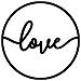 Stencil Da Taglio - Cerchio Love - Foto miniatura 1