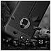Custodia Compatibile Con Apple Iphone 6 / 6s In Nero Profondo - Coperchio Protettivo In Silicone Tpu Con Applicazione Di Finta Pelle Nobile - Foto miniatura 5