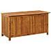 Baule Da Giardino 113x50x58 Cm In Legno Massello Di Acacia - Foto miniatura 1