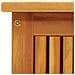 Baule Da Giardino 113x50x58 Cm In Legno Massello Di Acacia - Foto miniatura 7