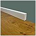 100ml Di Battiscopa Premium In Legno Massello Basso Squadrato 33x14 Laccato Bianco - Foto miniatura 1