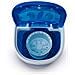 Wm1111 Mini Lavatrice Portatile Con Centrifuga Per Campeggio Capacità 3kg Vestiti 150w Bianco /blu - Foto miniatura 4