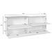Credenza Livio, Madia Da Cucina, Buffet Da Soggiorno, 100% Made In Italy, Cm 210x40h80, Bianco Lucido E Ardesia - Foto miniatura 3