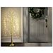 Albero Di Natale Da Esterno Oro Con Led 180 Cm Balioni - Foto miniatura 1