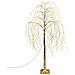 Albero Di Natale Da Esterno Oro Con Led 180 Cm Balioni - Foto miniatura 3