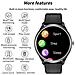 Smartwatch Con Chiamata Bluetooth, Monitoraggio Frequenza Cardiaca E Pressione Sanguigna, Ip68 Impermeabile Black - Foto miniatura 3