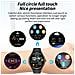 Smartwatch Con Chiamata Bluetooth, Monitoraggio Frequenza Cardiaca E Pressione Sanguigna, Ip68 Impermeabile Black - Foto miniatura 4