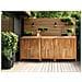 Mobile Da Cucina Per Esterni Con Lavello Venosa Legno D'acacia Marrone - Foto miniatura 1