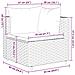 Set Divani da Giardino 5 pz con Cuscini in Polyrattan Grigio - Foto miniatura 8