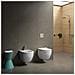 Sanitari Sospesi Salvaspazio Wc E Bidet In Ceramica Copriwater Soft-close Levante Bianco - Foto miniatura 3