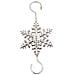 Piccoli Ganci A Fiocco Di Neve - Set Di 10 Ganci In Metallo Per Decorazioni Natalizie Silver - Foto miniatura 2