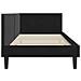 Cornice del letto ad angolo Altro con testiera Nero 80 x 200 cm - Foto miniatura 7