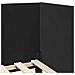 Cornice del letto ad angolo Altro con testiera Nero 80 x 200 cm - Foto miniatura 9