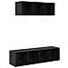 Set di mobili TV 2 pcs Rovere nero 37 x 37 x 142.5 cm - Foto miniatura 1