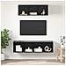 Set di mobili TV 2 pcs Rovere nero 37 x 37 x 142.5 cm - Foto miniatura 2