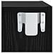 Set di mobili TV 2 pcs Rovere nero 37 x 37 x 142.5 cm - Foto miniatura 8