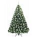 Albero di Natale artificiale con 300 LED Verde 210 cm PE e PVC - Foto miniatura 3