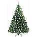 Albero di Natale artificiale con 300 LED Verde 210 cm PE e PVC - Foto miniatura 4