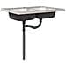 Mobiletto per lavabo Lucca 2 pcs Rovere fumé Legno multistrato - Foto miniatura 5