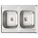 Mobiletto per lavabo Lucca 2 pcs Rovere fumé Legno multistrato - Foto miniatura 8