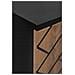 | Mobiletto 140 cm - Marron Mat - Mobili da bagno - Mobiletti - Piano di lavoro nero - Libreria - Foto miniatura 6