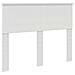Struttura del letto Bianco 137 x 203 cm Legno multistrato - Foto miniatura 6