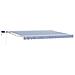 Cornice per Tenda Manuale con LED Blu e Bianco 4,5 × 3,5 m - Foto miniatura 1