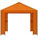 Gazebo 3 x 3 m Arancione Poliestere e Acciaio 190 gsm - Foto miniatura 3