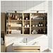Set di Armadi da Bagno con porta 3 pcs 100 x 10,5 x 60,5 cm - Foto miniatura 4