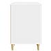 Scrivania Bianco Lucido 142,5 x 50 x 75 cm Legno ingegnerizzato - Foto miniatura 5