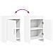 Comodini 2 pcs Bianco 40 x 30 x 60 cm Legno ingegnerizzato - Foto miniatura 7