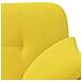 Loveseat con bottoni imbottiti Giallo Chiaro 120 x 65 x 79 cm - Foto miniatura 7
