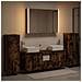 Set di mobili per il bagno 6 pcs Rovere Fumo - Foto miniatura 2