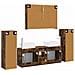 Set di mobili per il bagno 6 pcs Rovere Fumo - Foto miniatura 9