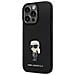 Custodia In Silicone Ikonik Metal Pin Di Karl Lagerfeld Per Iphone 14 Pro Max - Nera - Foto miniatura 2