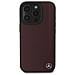 Custodia In Pelle Con Imitazione Legno ""mb"" Magsafe Per Iphone 16 Pro Max - Rossa - Foto miniatura 3