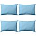 Cuscini Da Esterno 4 Pz 60x40 Cm Celesti - Foto miniatura 1
