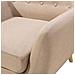 Poltrona Singola Beige Imbottita In Tessuto Motala - Foto miniatura 29
