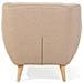 Poltrona Singola Beige Imbottita In Tessuto Motala - Foto miniatura 22