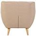 Poltrona Singola Beige Imbottita In Tessuto Motala - Foto miniatura 11