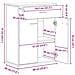 Credenza Grigio Cemento 60x30x75 cm in Legno Multistrato - Foto miniatura 4