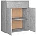 Credenza Grigio Cemento 60x30x75 cm in Legno Multistrato - Foto miniatura 9