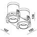 Lampada Da Incasso Da Soffitto Rigel Mini Round Double 2 X 11 W 3000 K - Foto miniatura 2