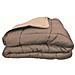 Couette Microfibre 400g / m Calgary Taupe & Lin 140x200cm - Foto miniatura 1