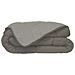 Couette Microfibre 400g / m Calgary Taupe & Lin 140x200cm - Foto miniatura 5
