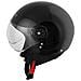 Scooter Moto Casco Jet Demi Omologato Ece 22-05 Visiera Avio Nero Xs - Foto miniatura 4