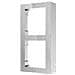 Cornice 2 Moduli Da Parete Intercom Silver - Ds-kd-acw2 / s - Foto miniatura 1