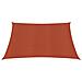 Vela Parasole 160 G / m Terracotta 2x2 M In Hdpe - Foto miniatura 3