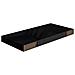 Scaffali A Parete 2 Pz Nero Lucido 50x23x3,8 Cm In Mdf - Foto miniatura 7