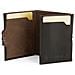 Portafoglio da uomo in pelle premium, ""Genius"", Nero /Marrone - Foto miniatura 4
